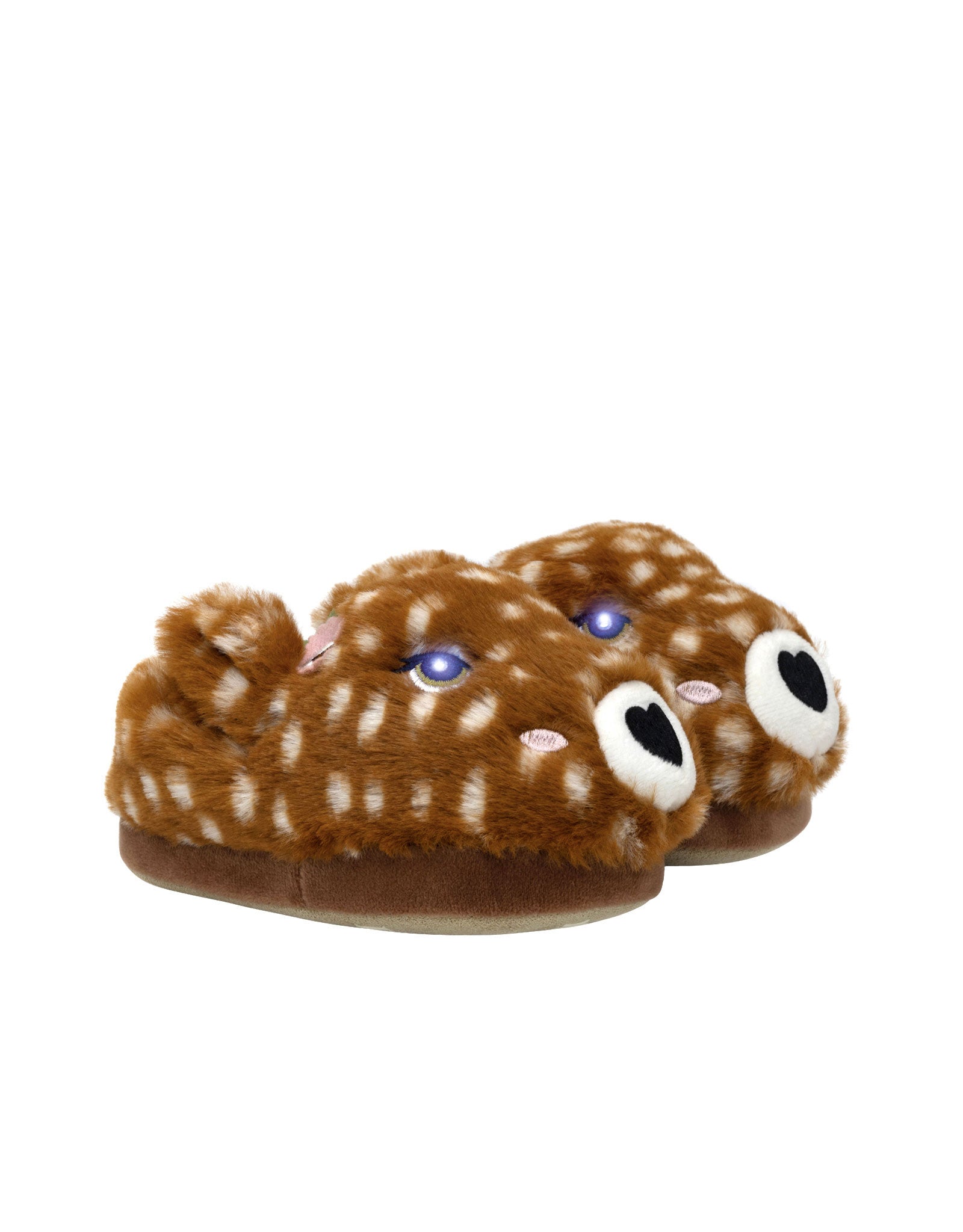Willow Light-up Slippers, perspective view -- with lights on