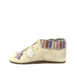 Born to Shine Soft Soles in Ivory, side view
