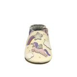 Born to Shine Soft Soles in Ivory, front view