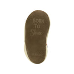 Born to Shine Soft Soles in Ivory, bottom view