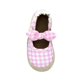 Summer Soft Soles in Pink, top view