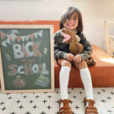 Demi Duo 2-Pack Knee High Socks White for Toddlers and Kids