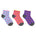 All Heart 3-Pack Quarter Socks for Toddlers and Kids, flat laid