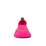 Scuba Aqua Shoes in Bright Pink, back view