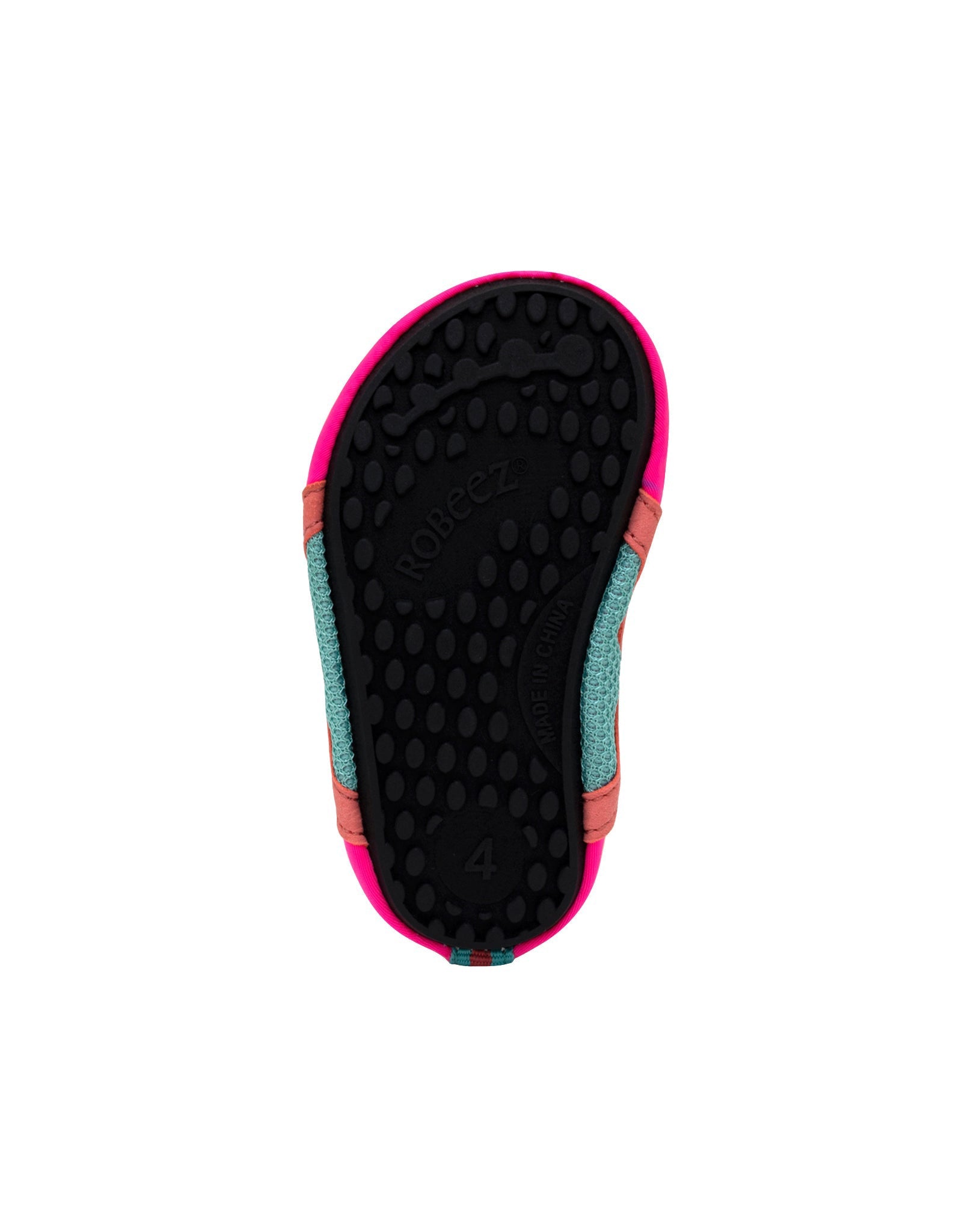 Scuba Aqua Shoes in Bright Pink, top view