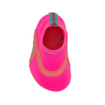 Scuba Aqua Shoes in Bright Pink, bottom view