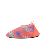 Jelly Fish Aqua Shoes in Coral, side view