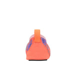 Jelly Fish Aqua Shoes in Coral, back view