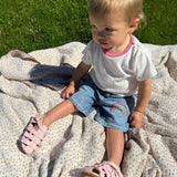 Mariposa First Kicks Sandals in Light Pink