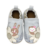 Peek-A-Boo Soft Soles in Grey