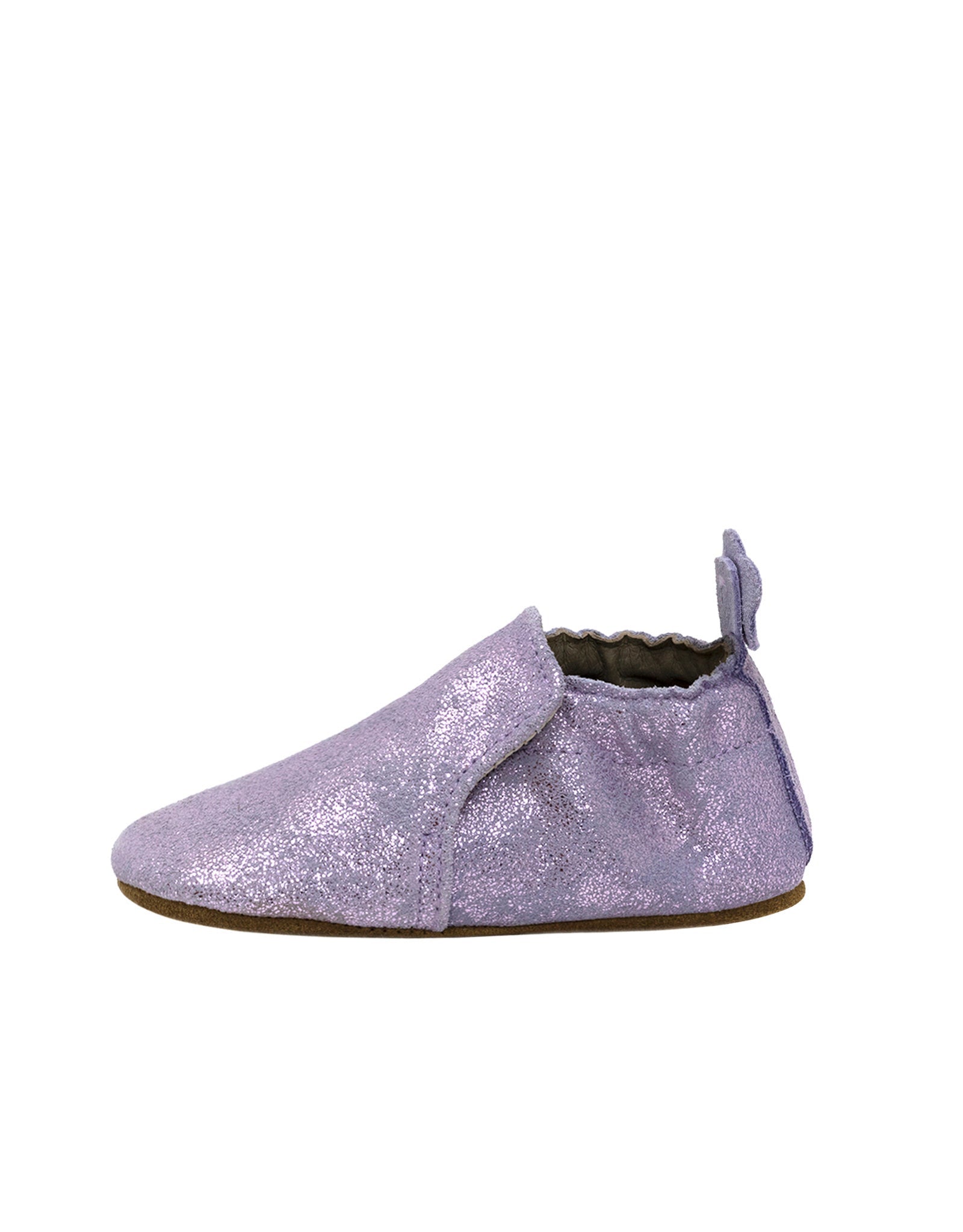 Pretty Pearl Soft Soles in Lavender, side view