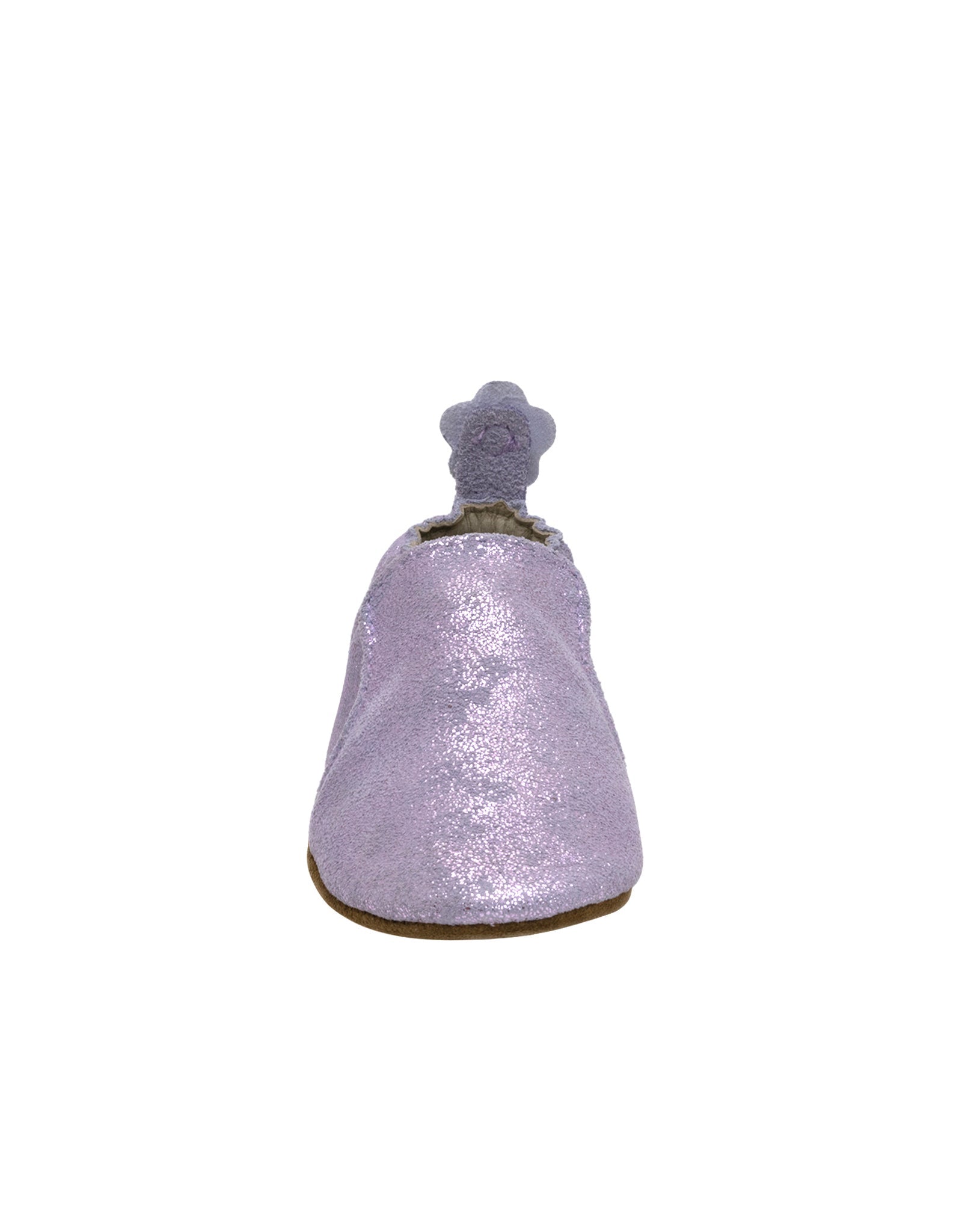 Pretty Pearl Soft Soles in Lavender, front view