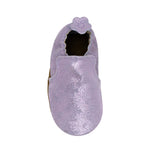 Pretty Pearl Soft Soles in Lavender, top view