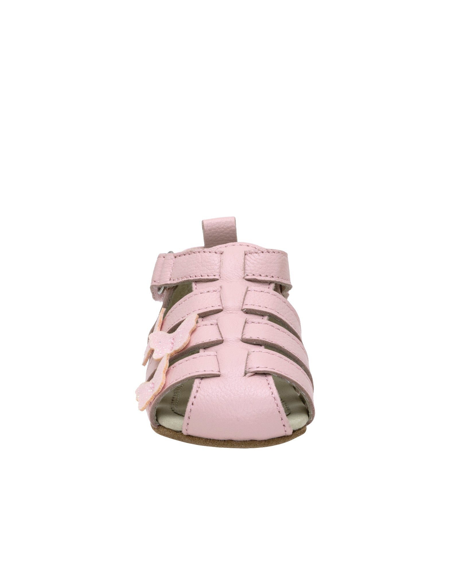Mariposa First Kicks Sandals in Light Pink, front view