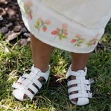 Mariposa First Kicks Sandals in White