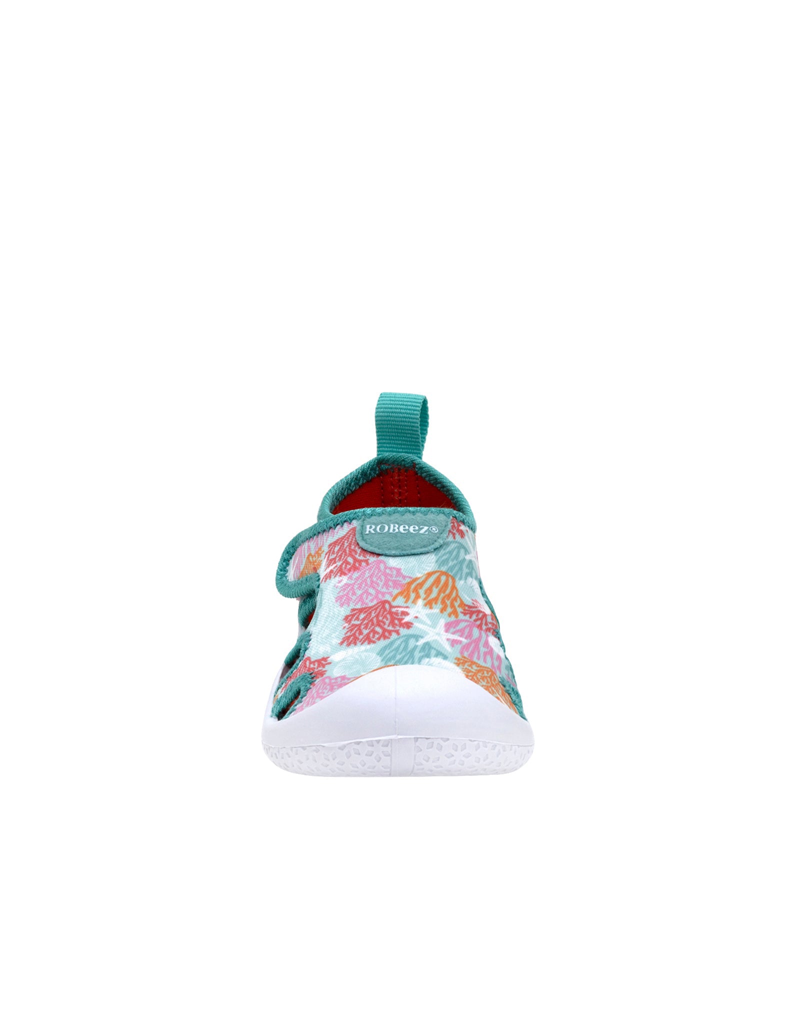 Coral Island Water Shoes in Aqua, front view