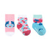 Fun in The Sun 3-Pack Baby Socks, flat laid
