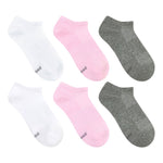 Everyday Athletic 6-Pack No Show Socks for Toddlers and Kids, flat laid