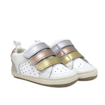 Novie First Kicks in White, perspective view