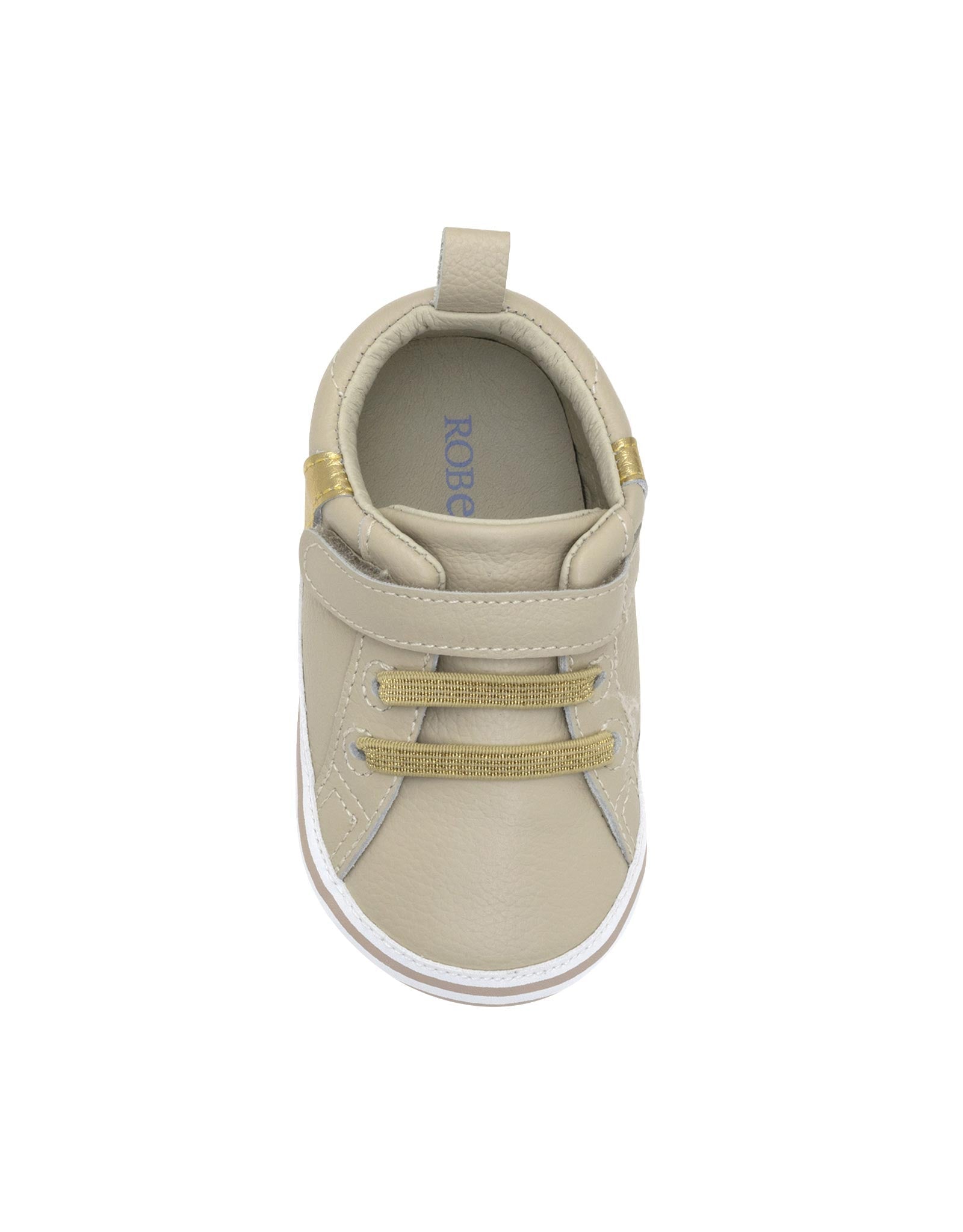 Addie First Kicks in Taupe, top view