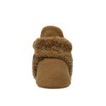 Sully Snap Booties in Camel, front view