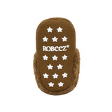 Sully Snap Booties in Camel, bottom view