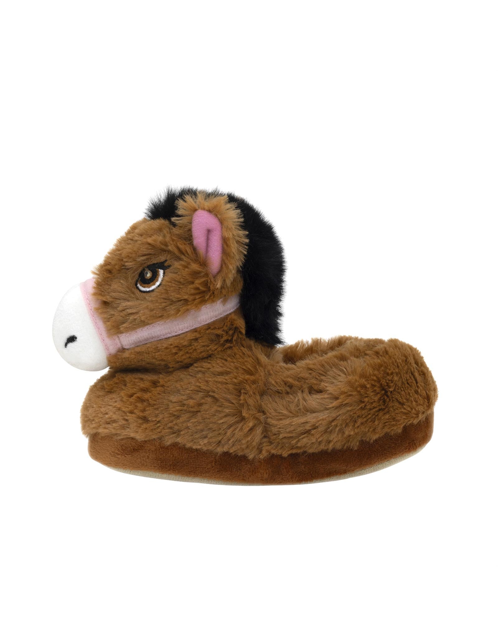 Meadow Light-up Slippers in Brown, side view