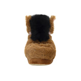 Meadow Light-up Slippers in Brown, back view