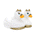 Swan Princess Light-up Slippers in White, perspective view