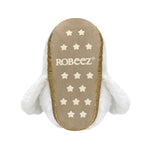 Swan Princess Light-up Slippers in White, bottom view