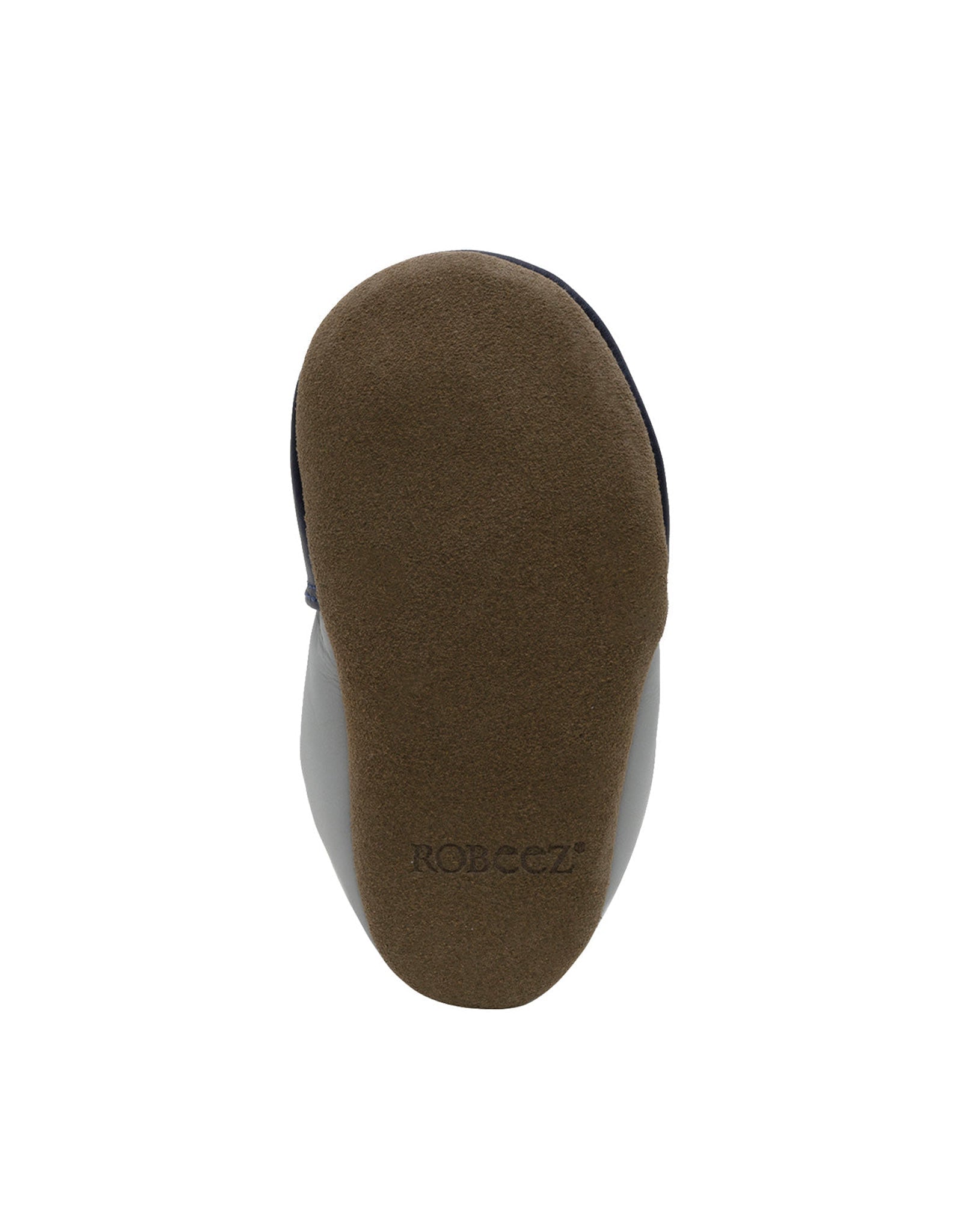 Hello World Soft Soles Navy, bottom view