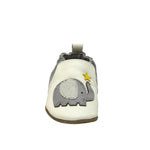 Elephant Stars Soft Soles in Ivory, front view