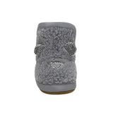 Wren Soft Sole Boots in Grey, front view
