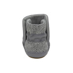 Wren Soft Sole Boots in Grey, back view