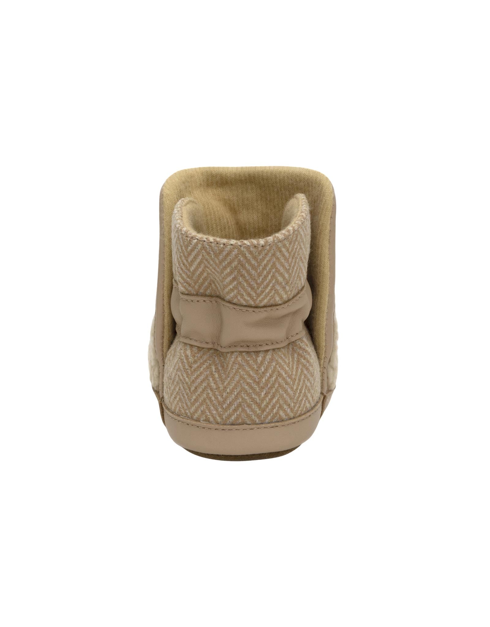 Wren Soft Sole Boots in Tan, back view