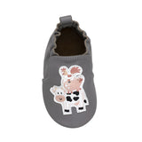 Fun At The Farm Soft Soles in Grey