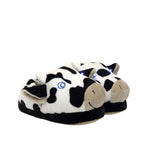 Moo-Moo Light-up Slippers, perspective view with lights on