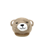 Cuddles Light-up Slippers in Tan, front view