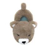 Cuddles Light-up Slippers in Tan, top view