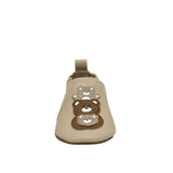 Bear Hugs Soft Soles in Tan, front view