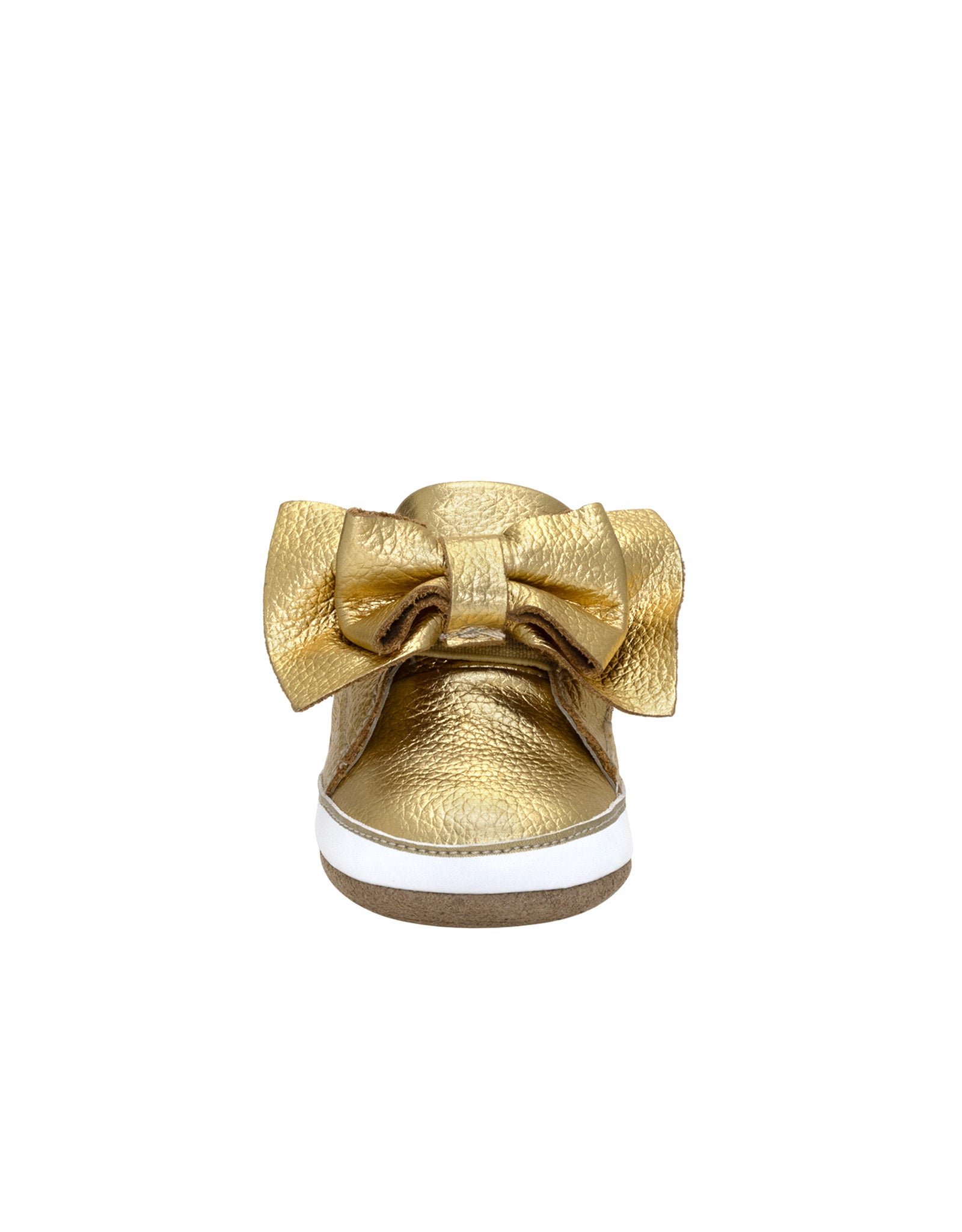 Aria First Kicks in Yellow Gold, front view