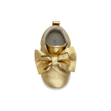 Aria First Kicks in Yellow Gold, top view