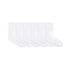 Solid Crew 6-Pack  Socks White for Toddlers and Kids, flat laid