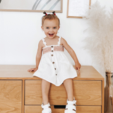 Lacey First Kick Sandals White