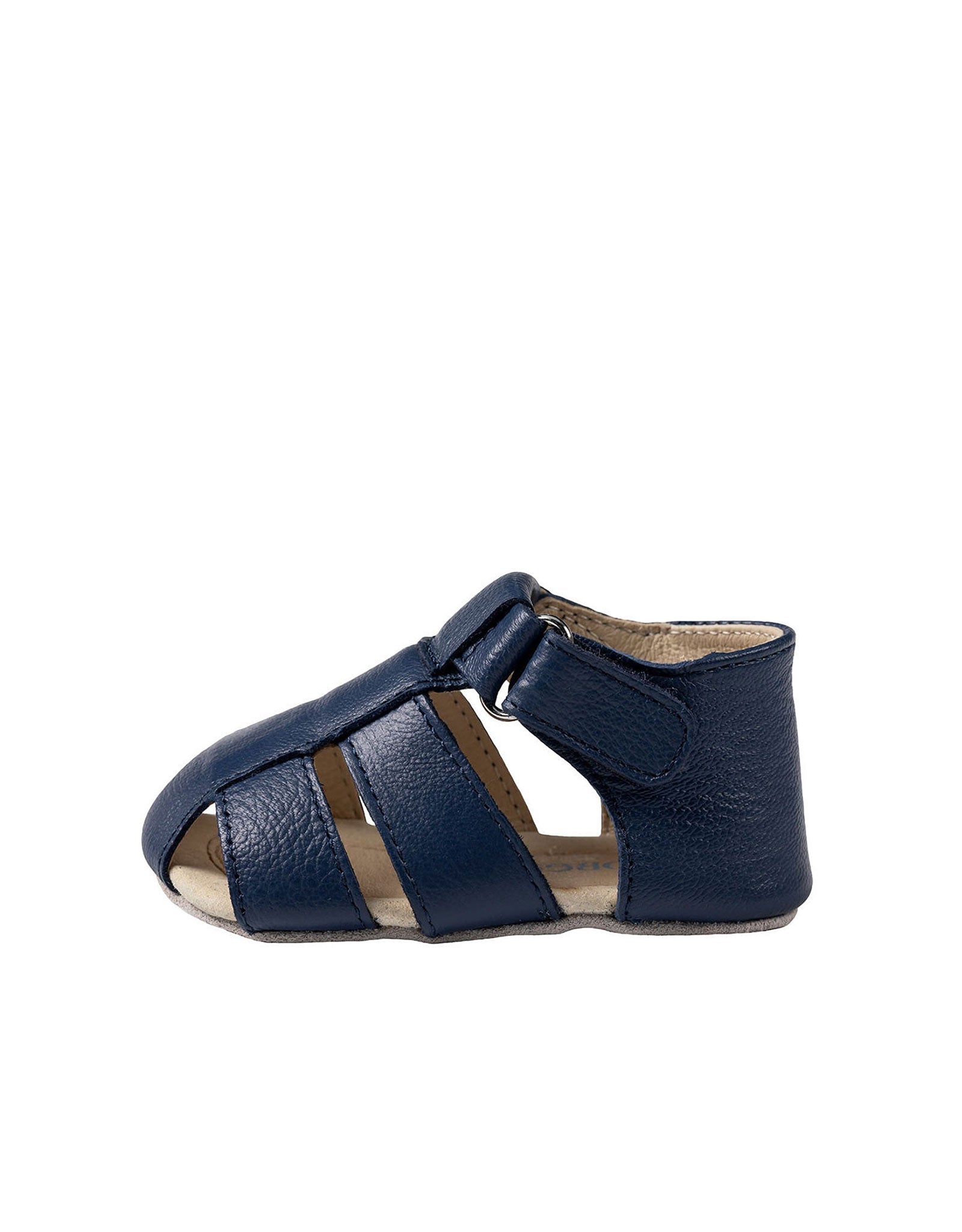 Matthew Sandals in Navy, side view