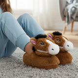 Meadow Light-Up Slippers Brown