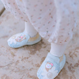 Peek-A-Boo Soft Soles in Grey