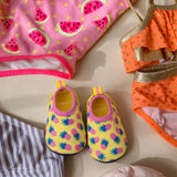 Pineapple Crush Aqua Shoes in Yellow